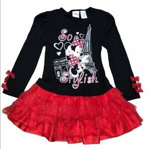 Disney size 6 so stylish Minnie Mouse tutu dress